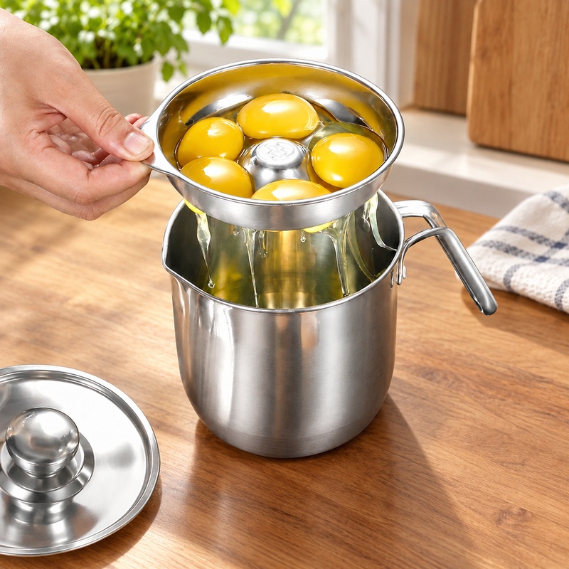Baby Food With Protein - 304 Stainless Steel Egg Yolk Divider