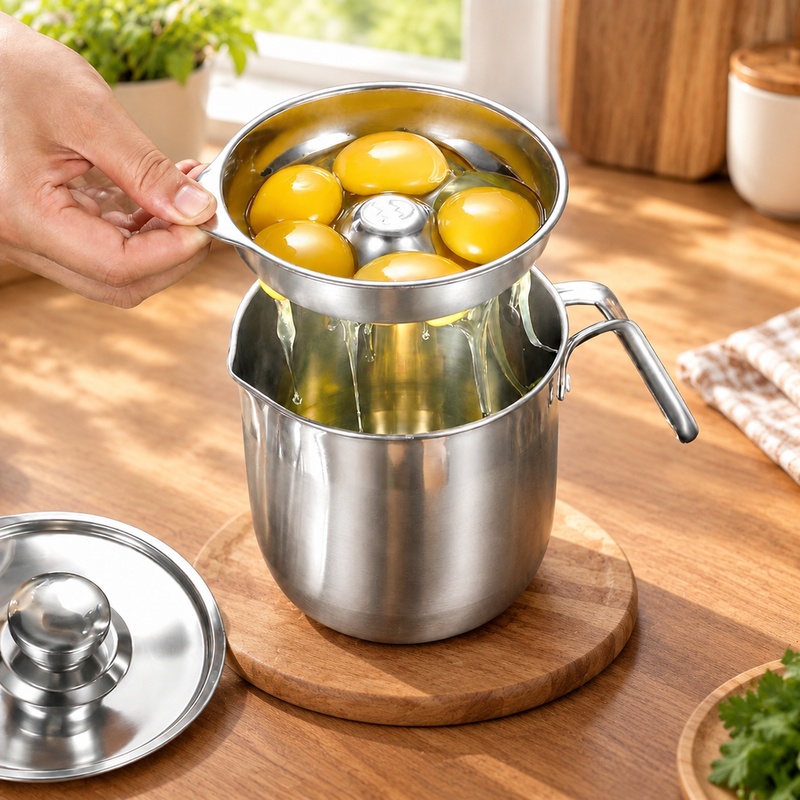 Baby Food With Protein - 304 Stainless Steel Egg Yolk Separator