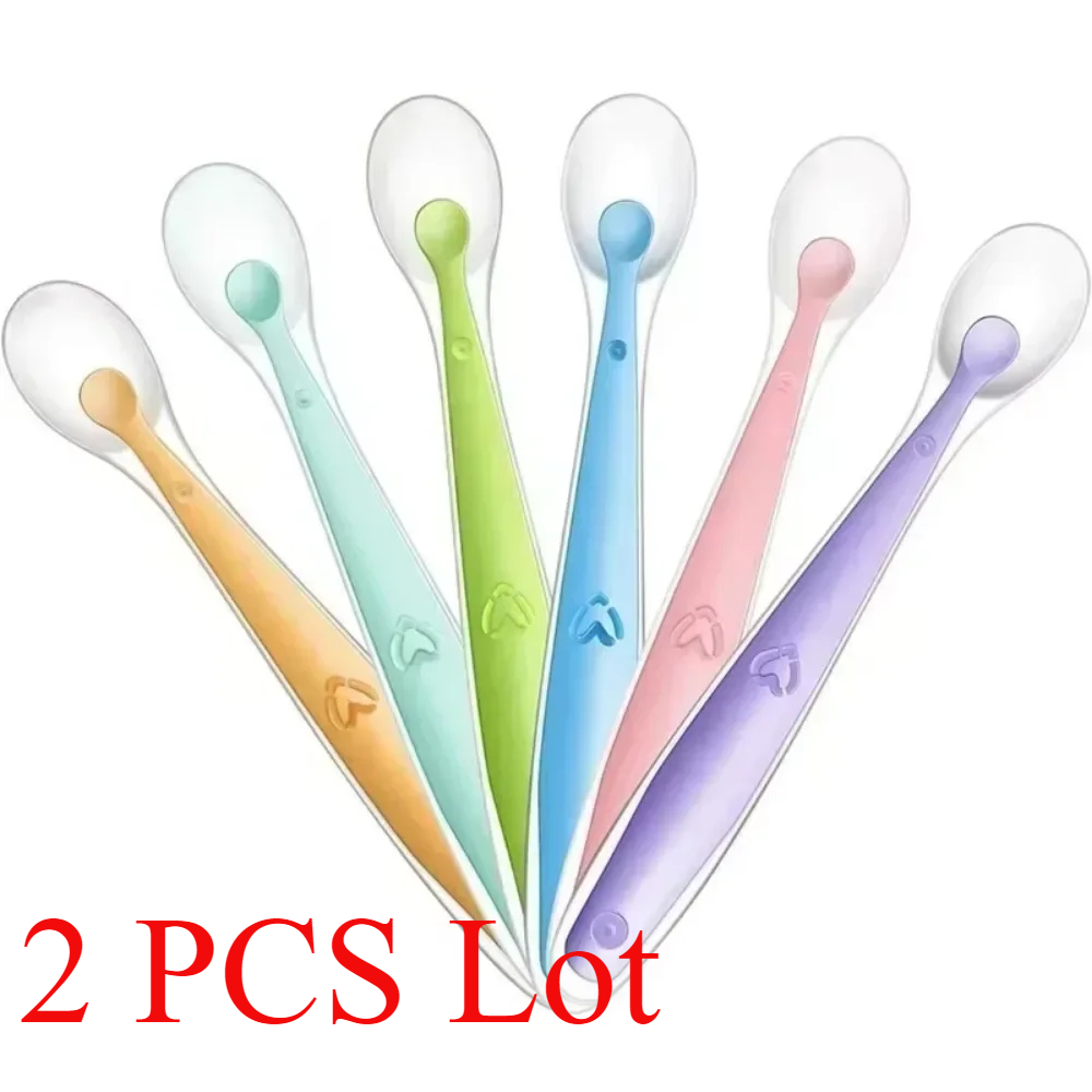 2/1pcs Silicone Spoon for Baby - Baby Food Lunch review and price