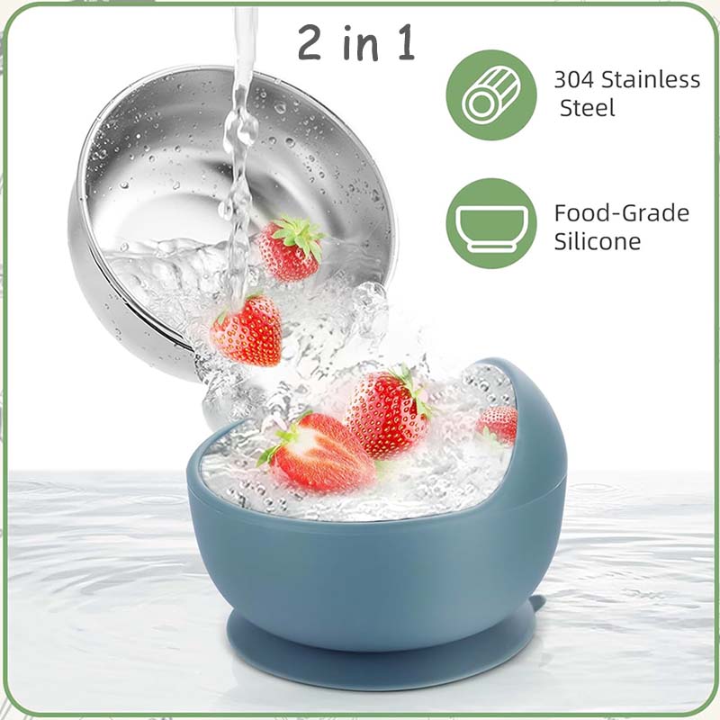 3Pcs Set Baby Feeding Bowl Wit - Baby Food Lunch review and price