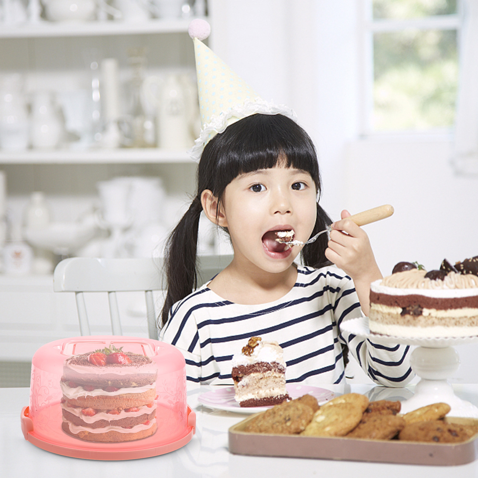 1Pcs Transparent Plastic Cake  - Baby Food Packaging review and price