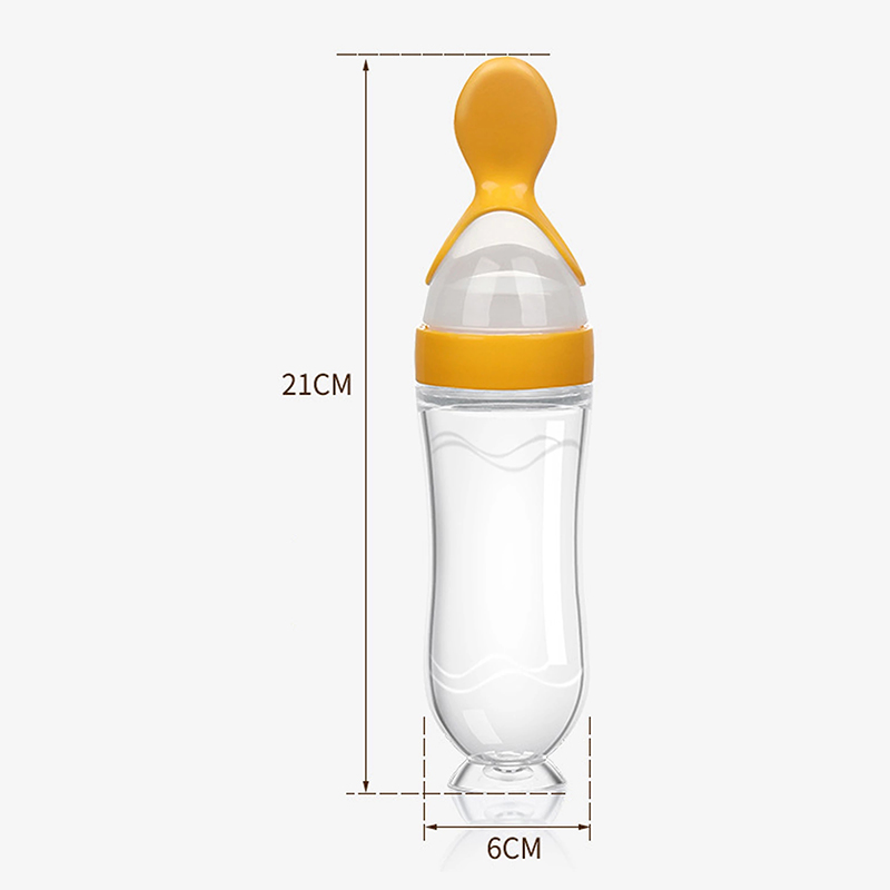 Squeezing Feeding Bottle Silic - Baby Food Lunch review and price