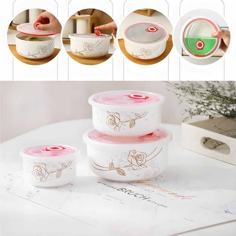 Three-piece set, fine bone chi - Baby Food Lunch review and price