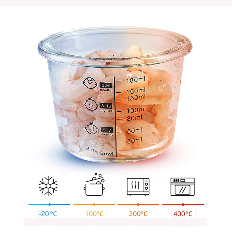 180ml Glass Baby Food Storage  - Baby Food Jars With Lids review and price