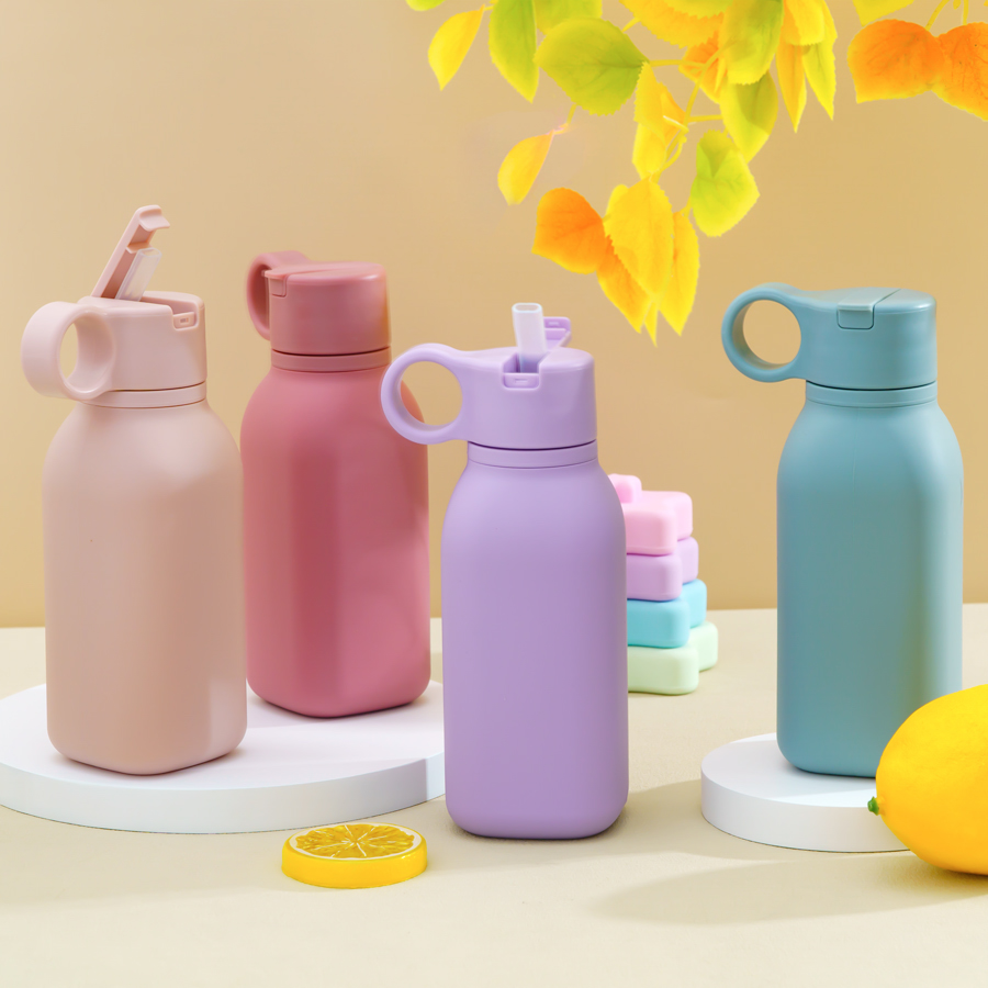 1PCS Baby Silicone Sports Cup  - Baby Food Jars With Lids review and price